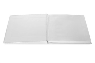 Boş sayfaları açık kitap 