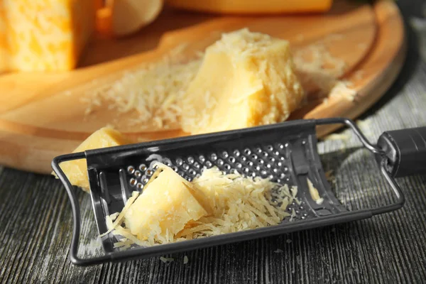 Delicious cheese and grater — Stock Photo, Image