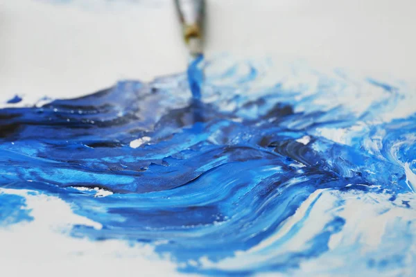 Oil paint smears — Stock Photo, Image