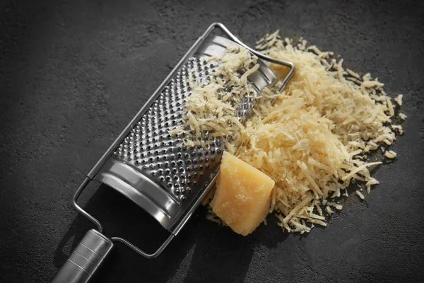 Delicious cheese and grater — Stock Photo, Image