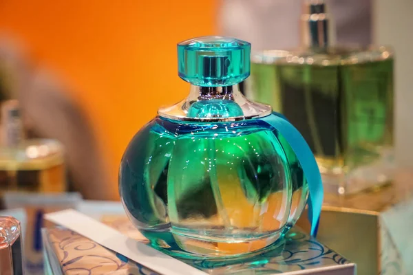 Perfume bottle in shop