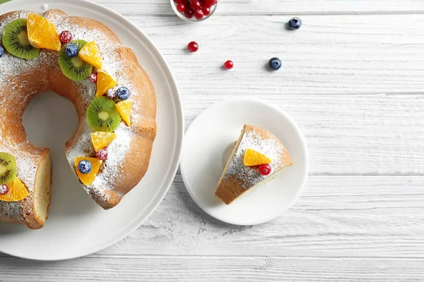 Läckra yogurt cake — Stockfoto