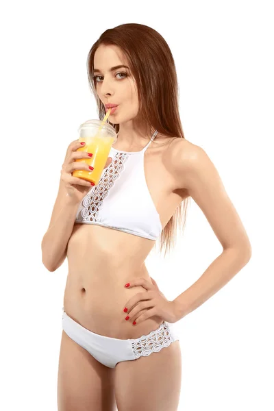 Young woman in swimsuit — Stock Photo, Image