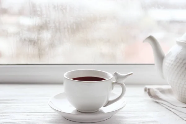 Cup of hot drink — Stock Photo, Image