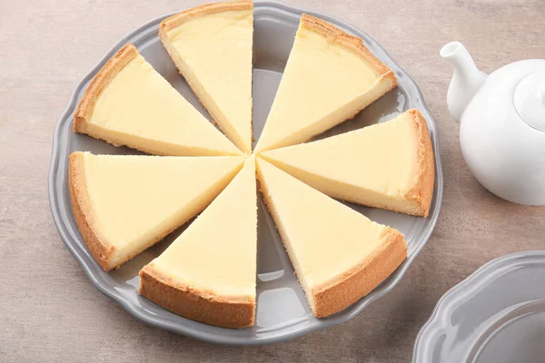 Tasty homemade cheesecake — Stock Photo, Image