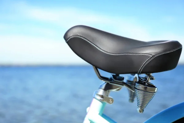 Closeup view of bicycle seat — Stock Photo, Image