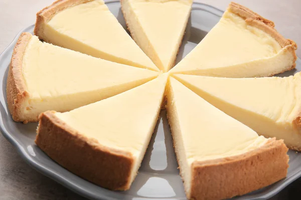 おいしい自家製チーズケーキ — ストック写真