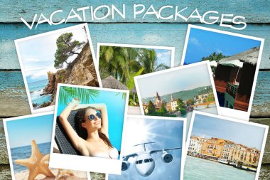 Tatil paketleri kavramı 
