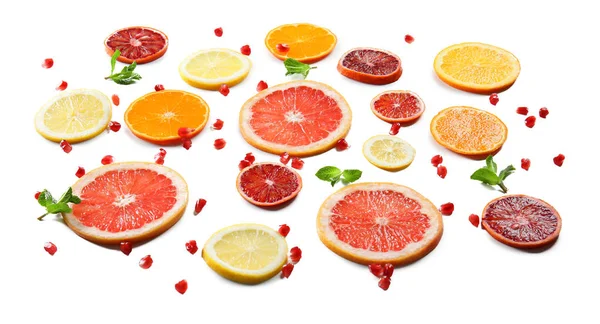 Bright citrus slices — Stock Photo, Image