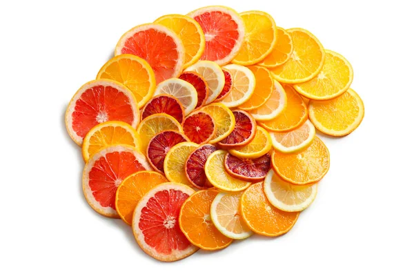 Ljusa citrus skivor — Stockfoto