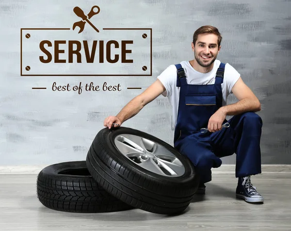 Concept van de car-service — Stockfoto