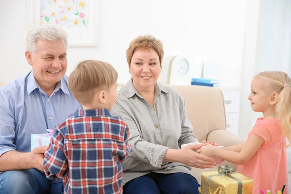 Gelukkig senior paar — Stockfoto