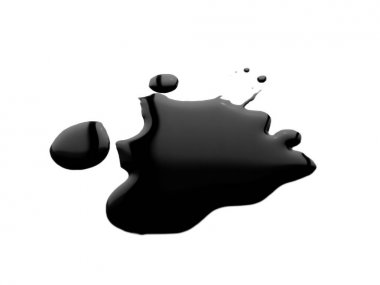 Petrol blob beyaz 