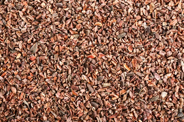 Crushed cocoa nibs — Stock Photo, Image