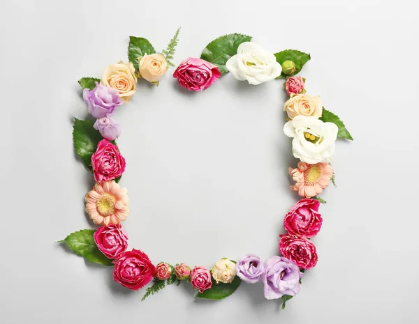 Mooie bloemen frame — Stockfoto