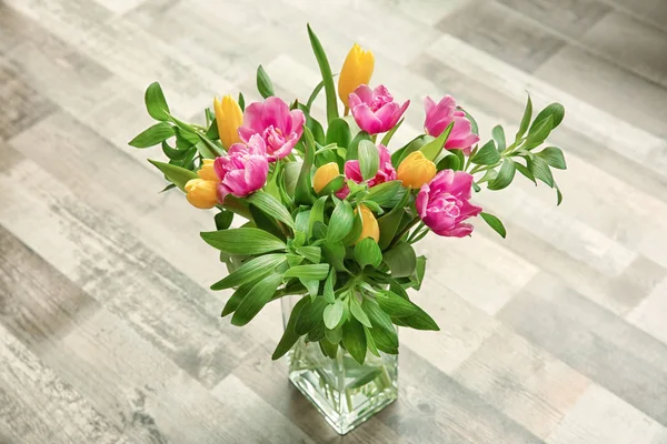 Bouquet of beautiful tulips — Stock Photo, Image