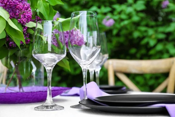 Table setting for dinner — Stock Photo, Image