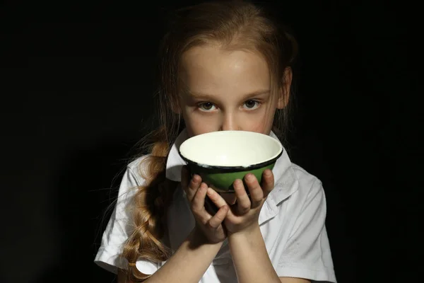 Pobre menina — Fotografia de Stock