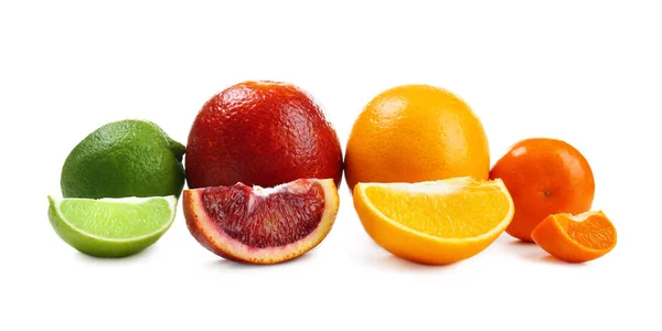 Bela composição com frutas cítricas — Fotografia de Stock