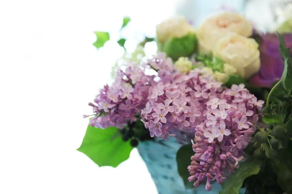bouquet with lilac flowers