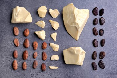 Kakao yağı ile kompozisyon