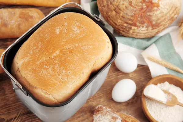 Loaf baked in bread machine