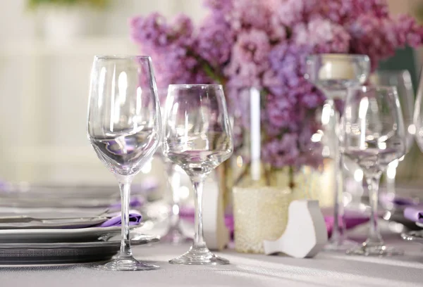 Beautiful table setting — Stock Photo, Image