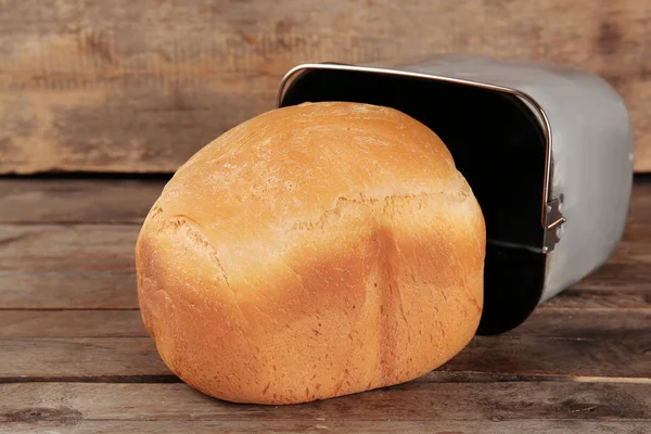 Loaf baked in bread machine — Stock Photo, Image