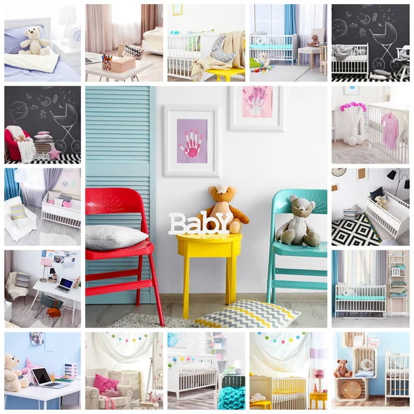Pomysły na wnętrza pokoju dziecka — Zdjęcie stockowe
