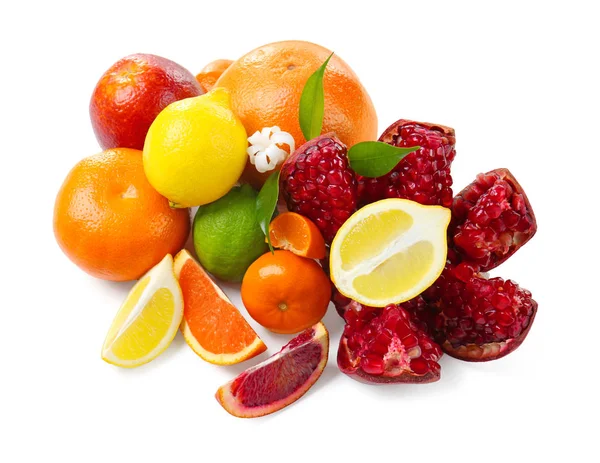 Granatäpple och citrusfrukter — Stockfoto