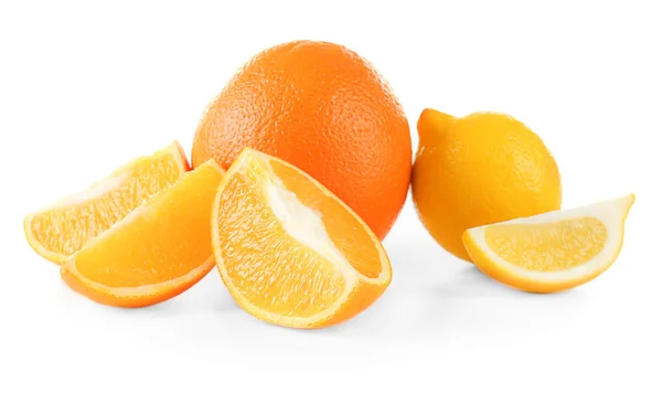 Juicy orange and lemon — Stock Photo, Image