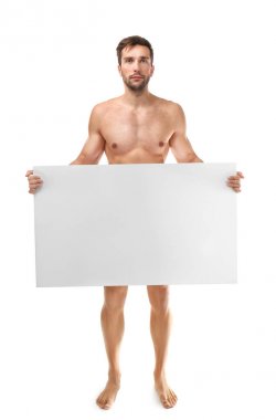 adam holding kağıt yaprağının  