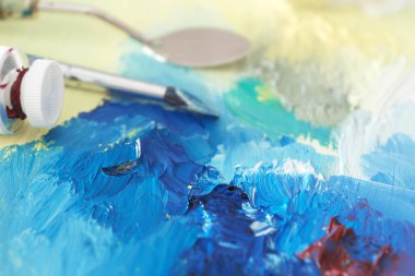 yağlı boya ile aksesuarları