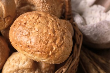 Lezzetli ekmek sepeti