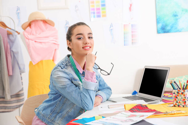 female fashion designer 