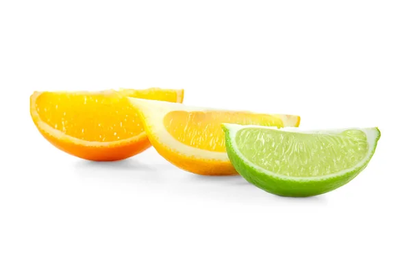 Fatias de deliciosos citrinos — Fotografia de Stock