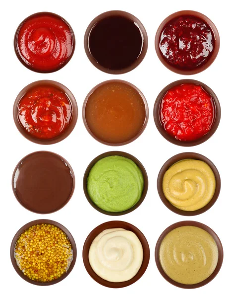 Conjunto de salsas diferentes —  Fotos de Stock