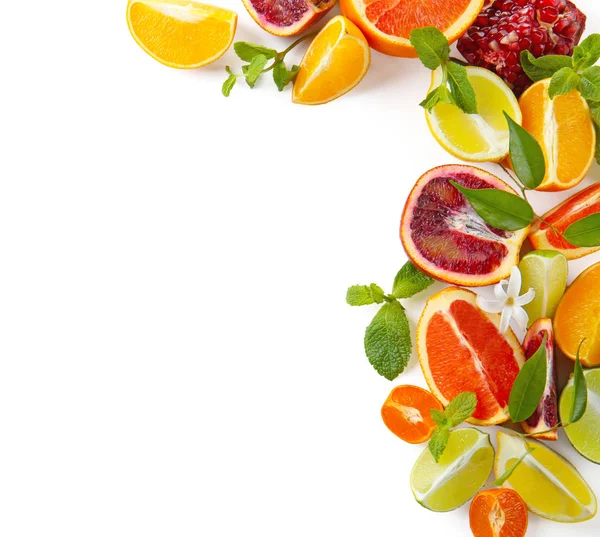 Sammansättning av citrusfrukter — Stockfoto