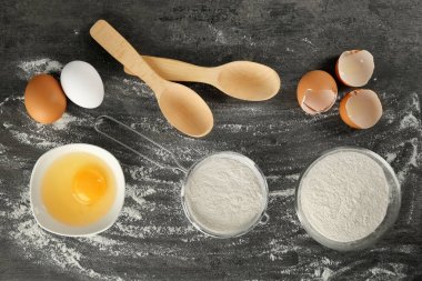 Hamur yapmak için ürün kümesi