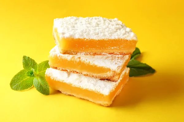 Lemon pie bars — Stock Photo, Image