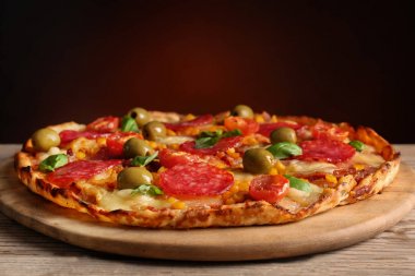 Tablo lezzetli pizza