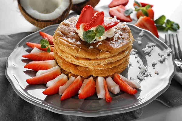 delicious coconut pancakes