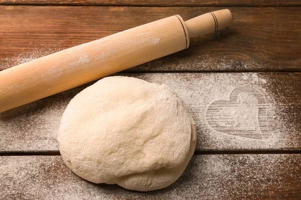 Fresh homemade dough — Stock Photo, Image