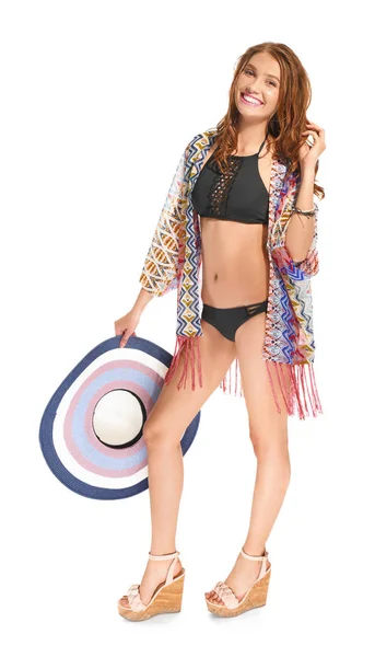 Young woman in beachwear — Stock Photo, Image