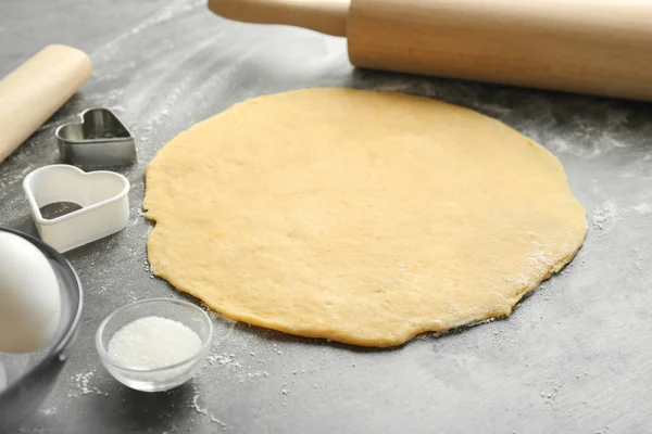 Тесто для печенья с маслом — стоковое фото