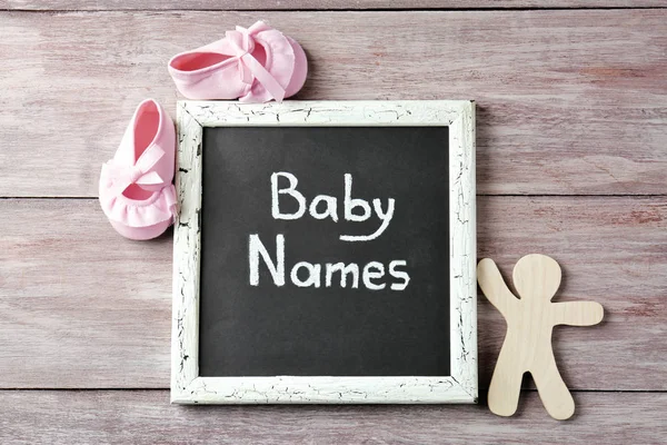 Texten Baby namn — Stockfoto