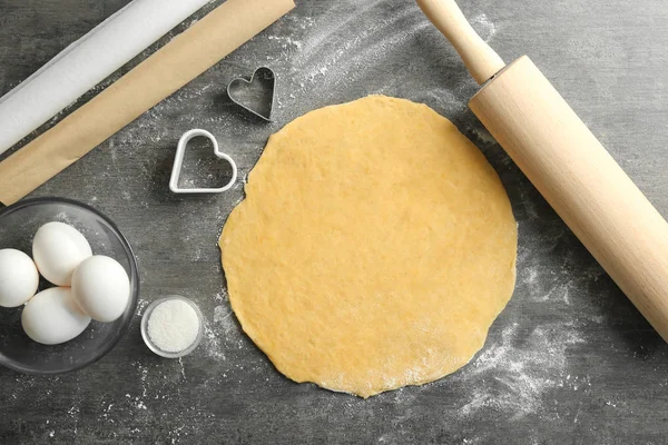 Тесто для печенья с маслом — стоковое фото