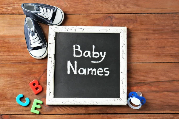 テキストの赤ちゃんの名前 — ストック写真