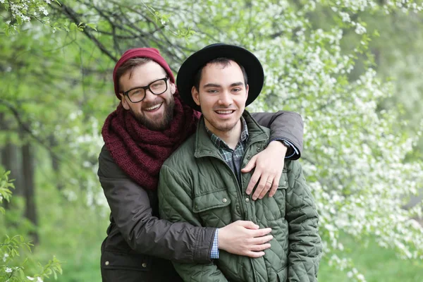 Feliz gay casal — Fotografia de Stock