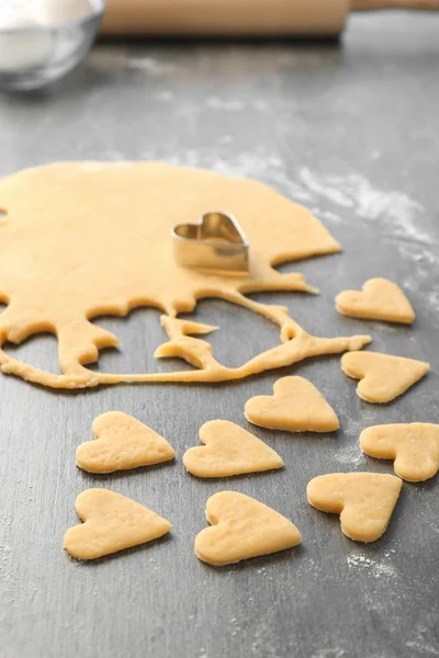 Tereyağı kurabiye hazırlama — Stok fotoğraf